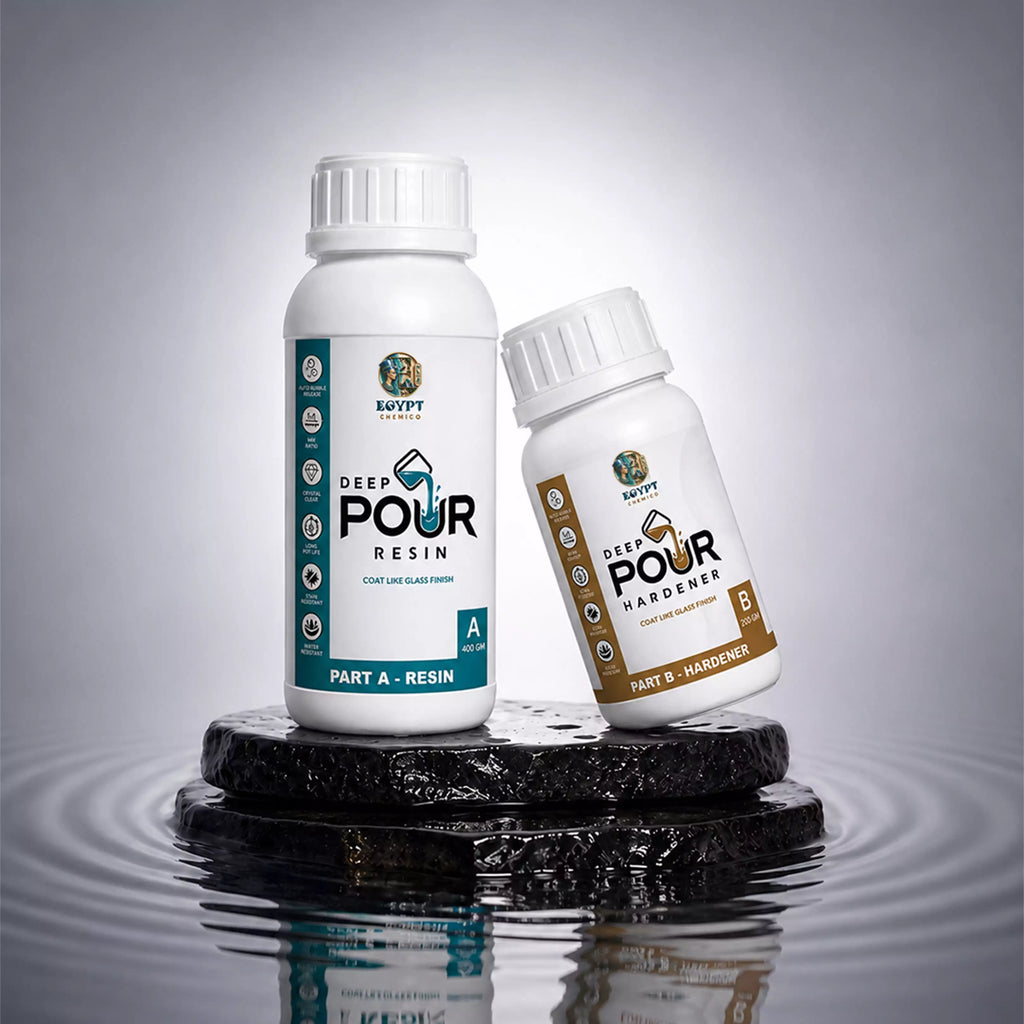 2:1 (600 gm) Egypt Chemico Crystal Clear Resin 2:1 Ratio Resin